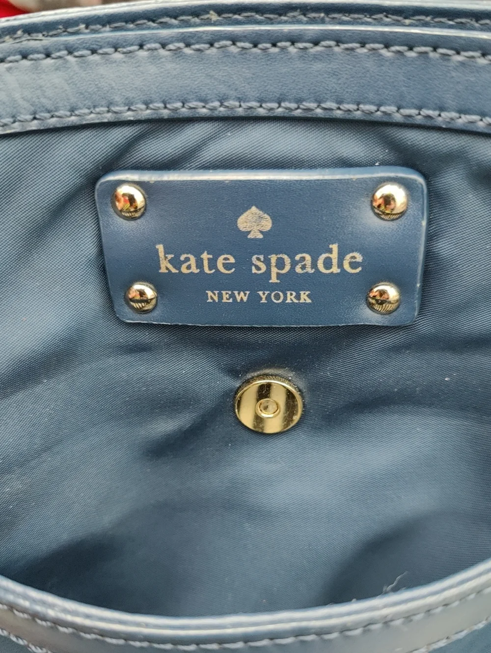Kate Spade Leather Trim Crossbody